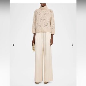 NEW Peserico Wide Leg Pants SMALL